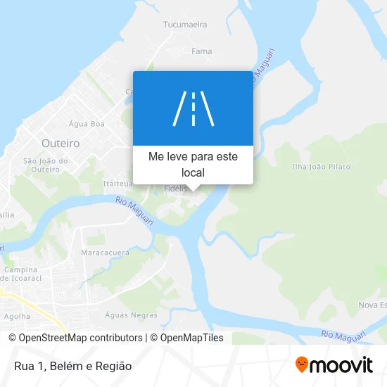 Rua 1 mapa