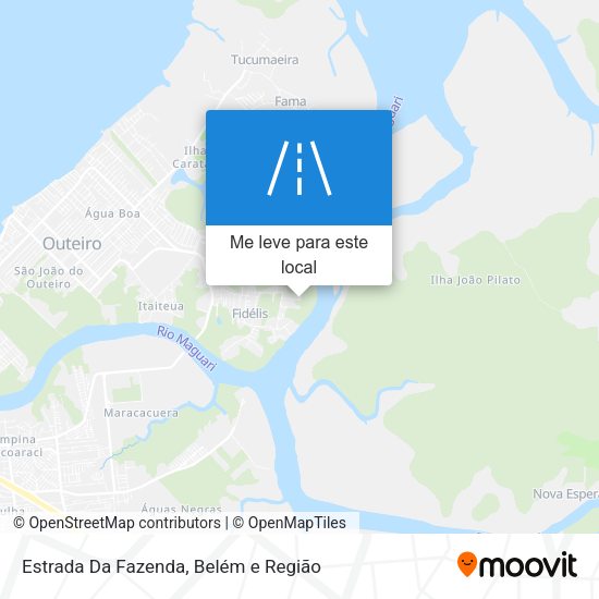 Estrada Da Fazenda mapa