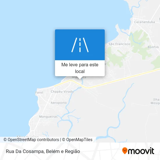 Rua Da Cosampa mapa