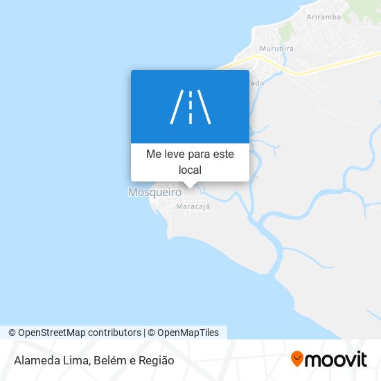 Alameda Lima mapa