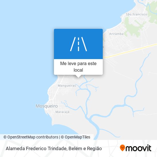 Alameda Frederico Trindade mapa