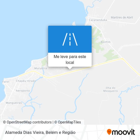 Alameda Dias Vieira mapa