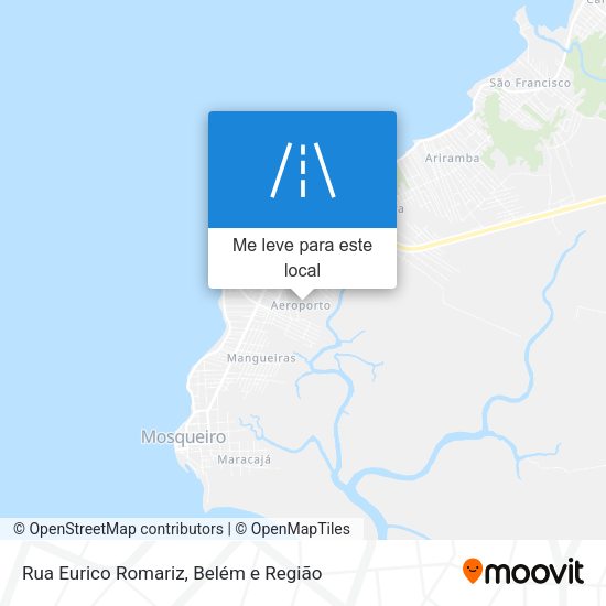 Rua Eurico Romariz mapa