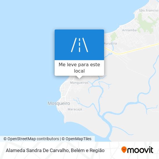 Alameda Sandra De Carvalho mapa