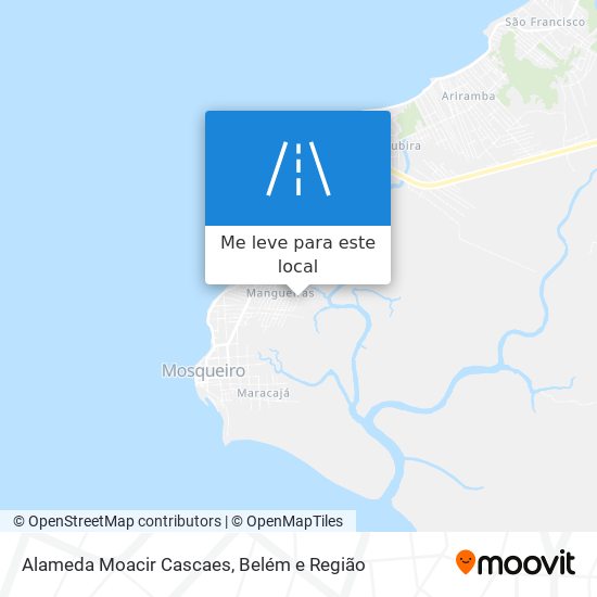 Alameda Moacir Cascaes mapa