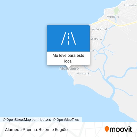 Alameda Prainha mapa