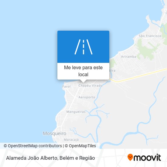 Alameda João Alberto mapa