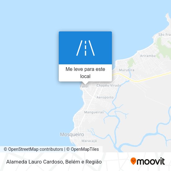 Alameda Lauro Cardoso mapa