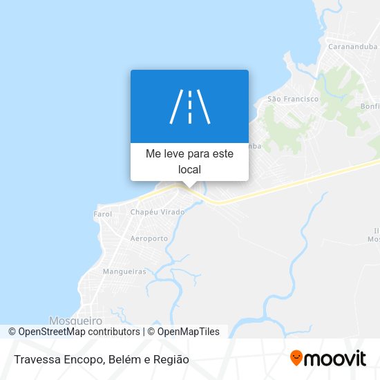 Travessa Encopo mapa
