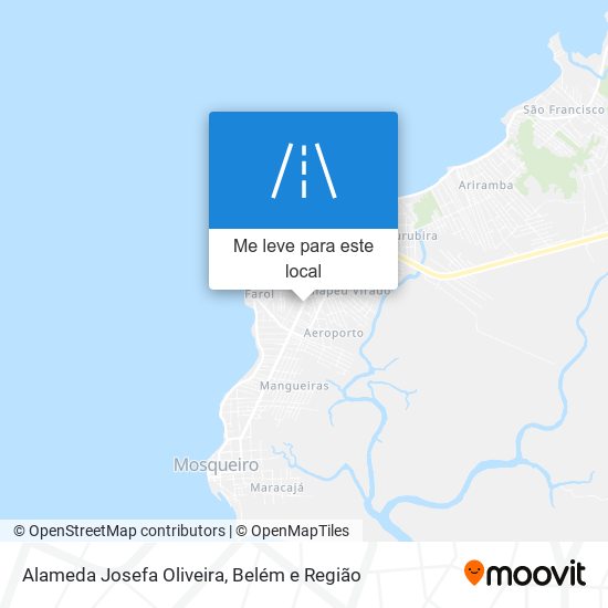 Alameda Josefa Oliveira mapa