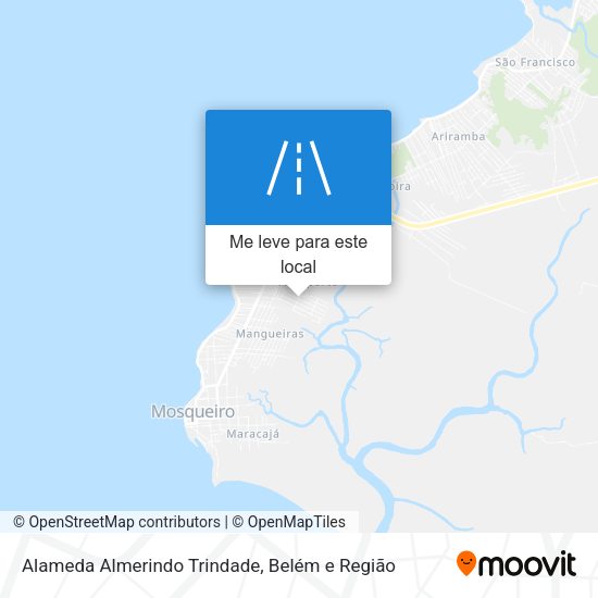 Alameda Almerindo Trindade mapa