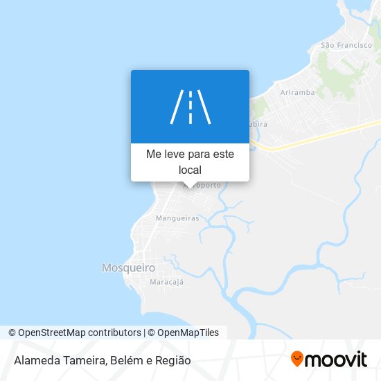 Alameda Tameira mapa