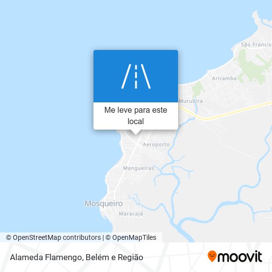 Alameda Flamengo mapa