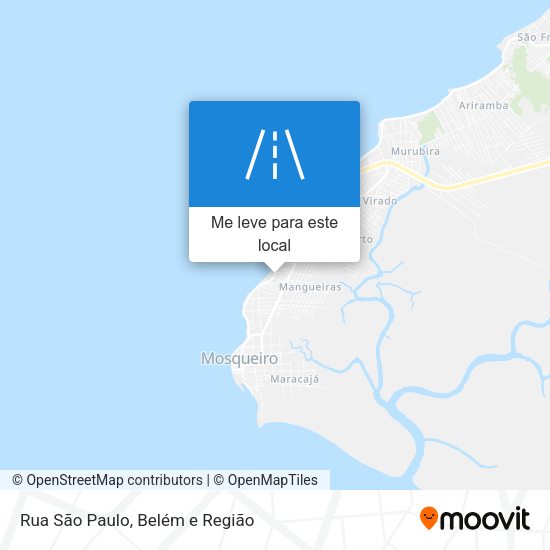 Rua São Paulo mapa