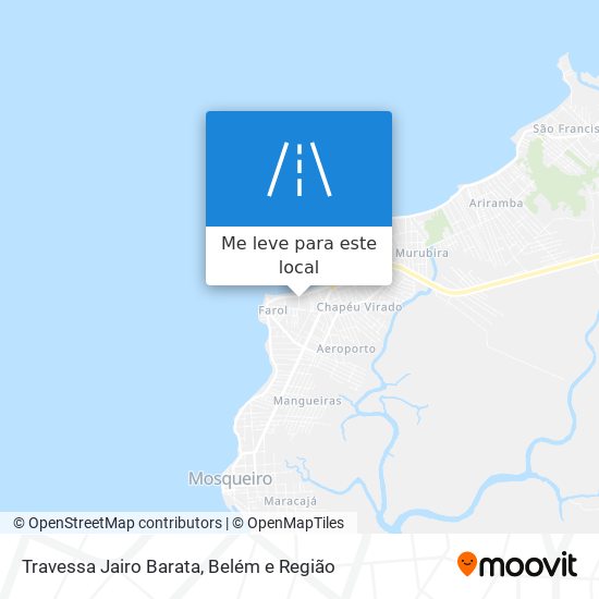 Travessa Jairo Barata mapa