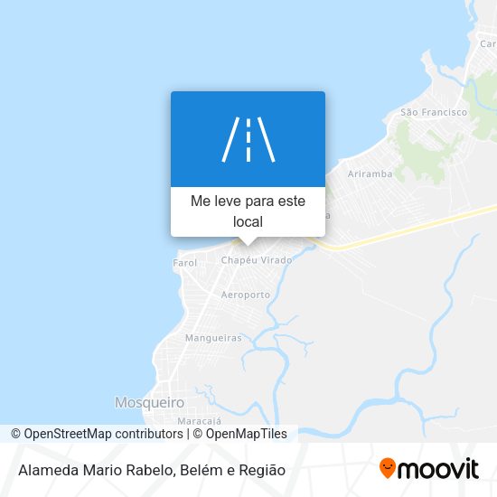 Alameda Mario Rabelo mapa