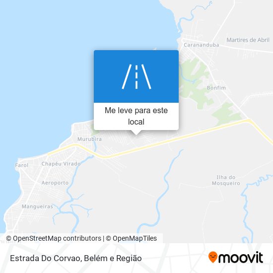 Estrada Do Corvao mapa