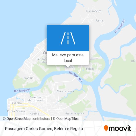 Passagem Carlos Gomes mapa