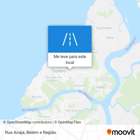 Rua Anaja mapa