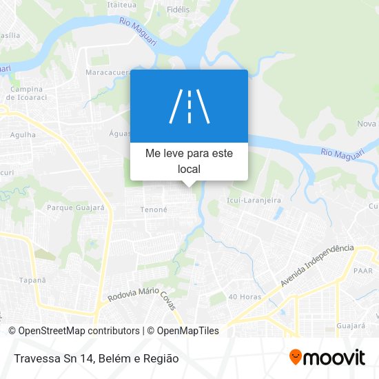 Travessa Sn 14 mapa