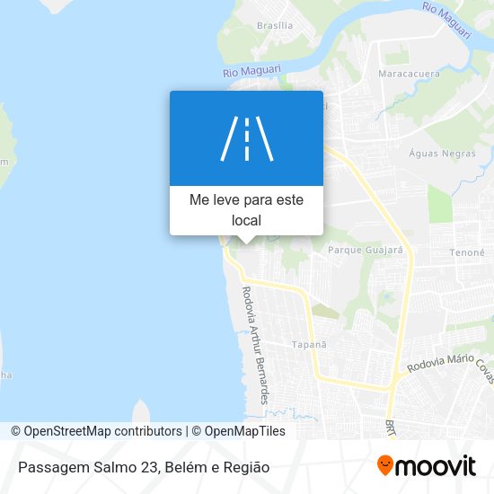 Passagem Salmo 23 mapa