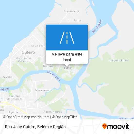 Rua Jose Cutrim mapa
