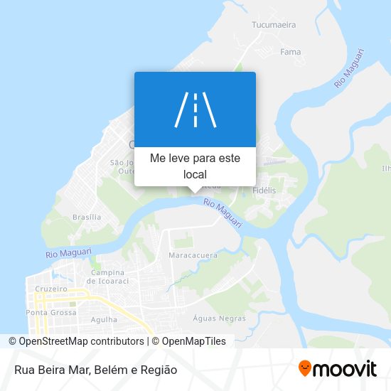 Rua Beira Mar mapa