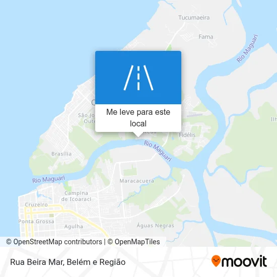 Rua Beira Mar mapa
