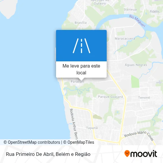 Rua Primeiro De Abril mapa