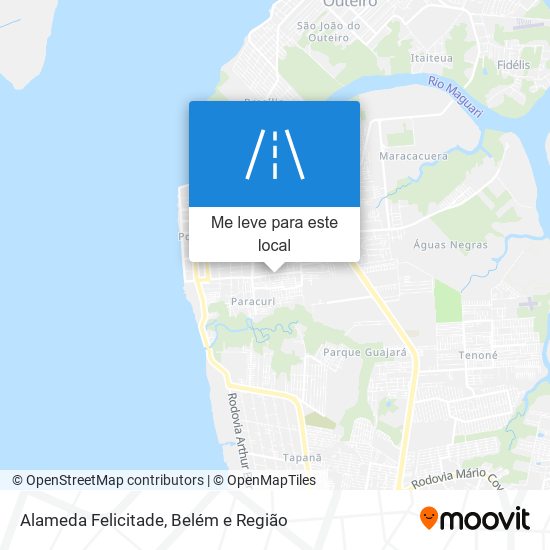 Alameda Felicitade mapa