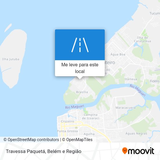 Travessa Paquetá mapa