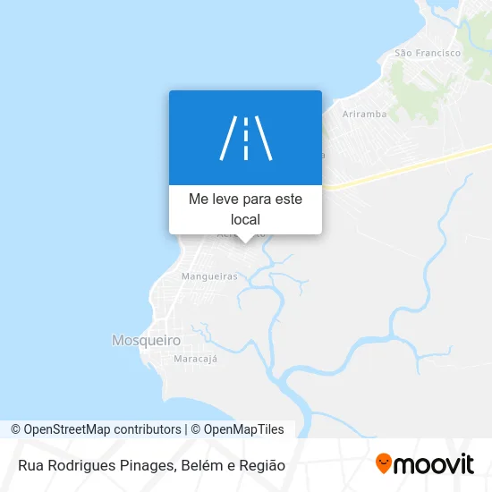 Rua Rodrigues Pinages mapa
