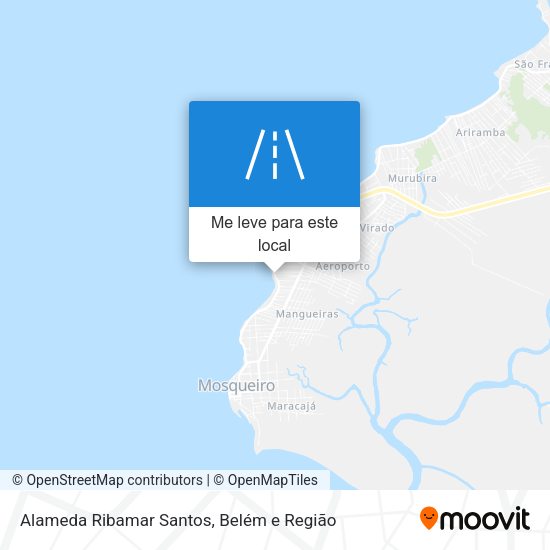 Alameda Ribamar Santos mapa