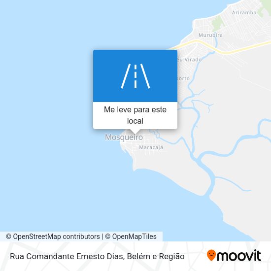 Rua Comandante Ernesto Dias mapa