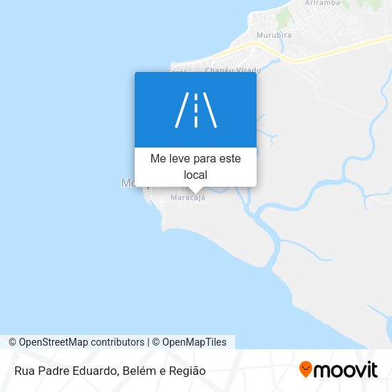 Rua Padre Eduardo mapa