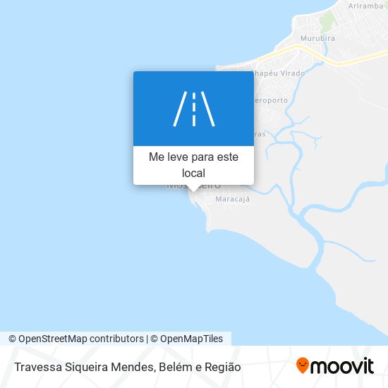 Travessa Siqueira Mendes mapa