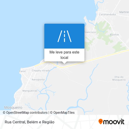 Rua Central mapa