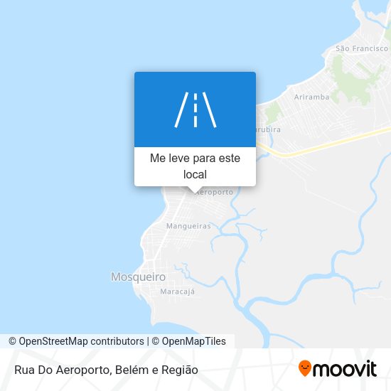 Rua Do Aeroporto mapa