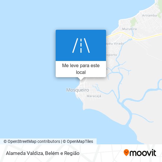 Alameda Valdiza mapa