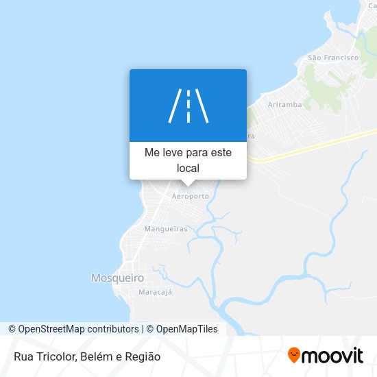 Rua Tricolor mapa