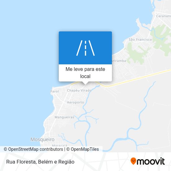 Rua Floresta mapa