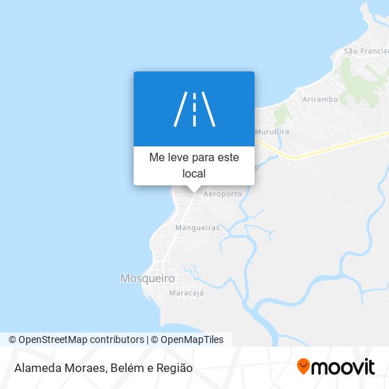 Alameda Moraes mapa