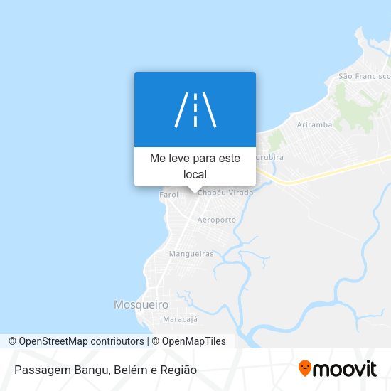 Passagem Bangu mapa