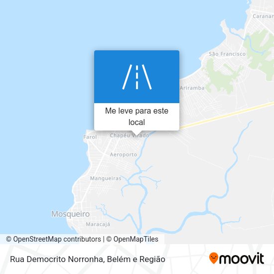 Rua Democrito Norronha mapa