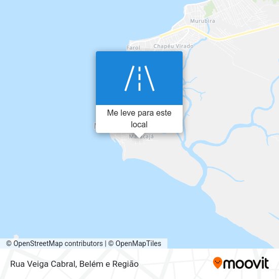 Rua Veiga Cabral mapa