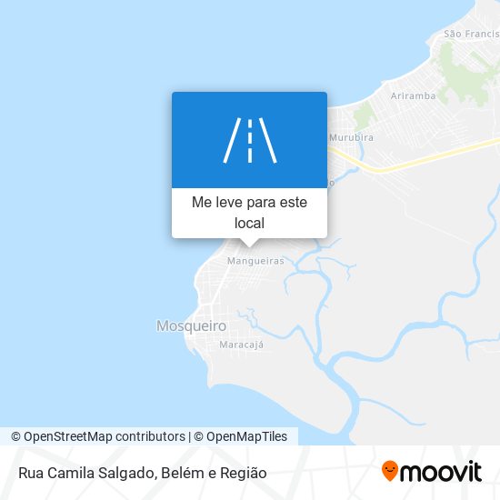 Rua Camila Salgado mapa