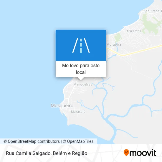 Rua Camila Salgado mapa
