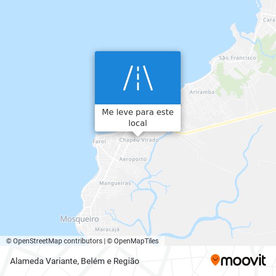 Alameda Variante mapa