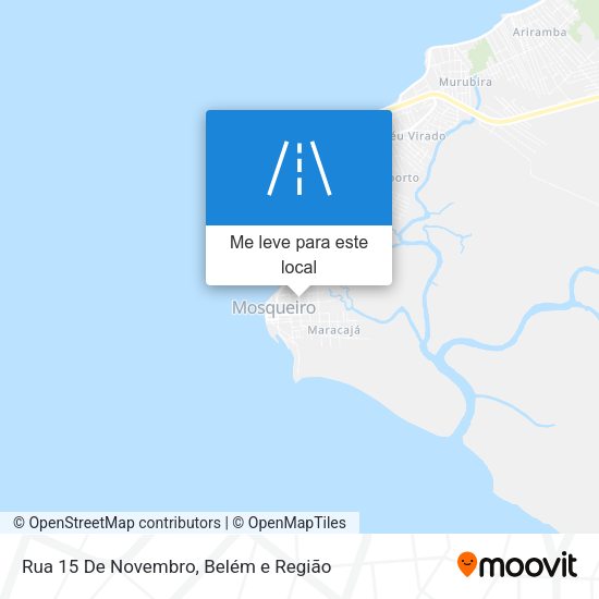 Rua 15 De Novembro mapa