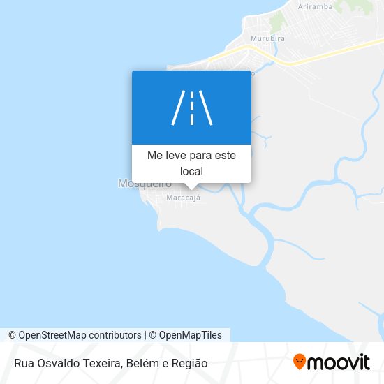 Rua Osvaldo Texeira mapa